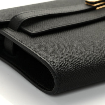 Hermes Epsom Kelly Wallet To Go Black 7 of 14