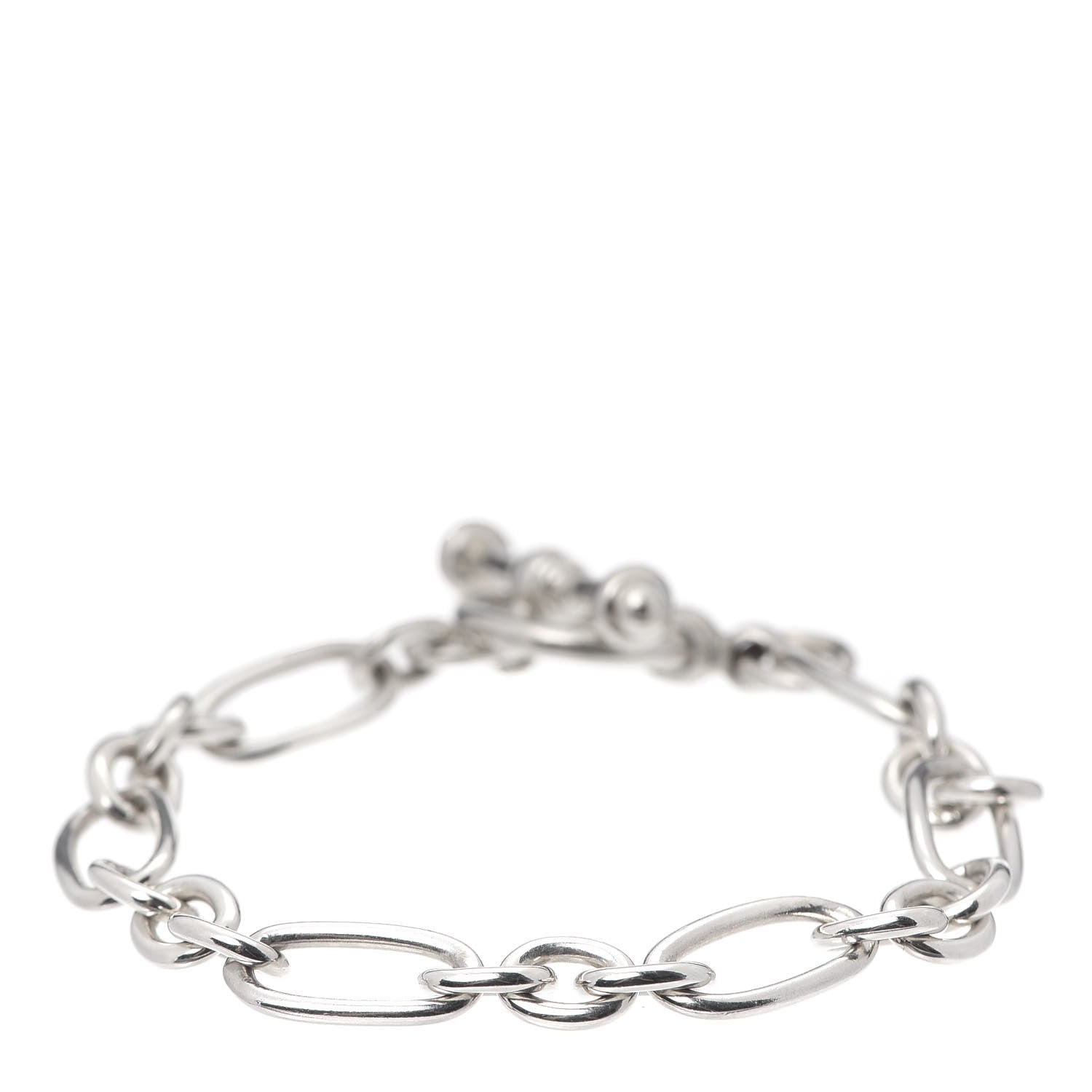 Tiffany Sterling Silver Paloma Picasso Toggle Chain Link Bracelet 3 of 5