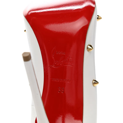Christian Louboutin Kid Degraspike 120 Pumps 38 White 7 of 12