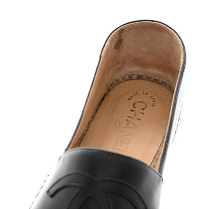 Chanel Lambskin CC Espadrilles 39 Black 11 of 13