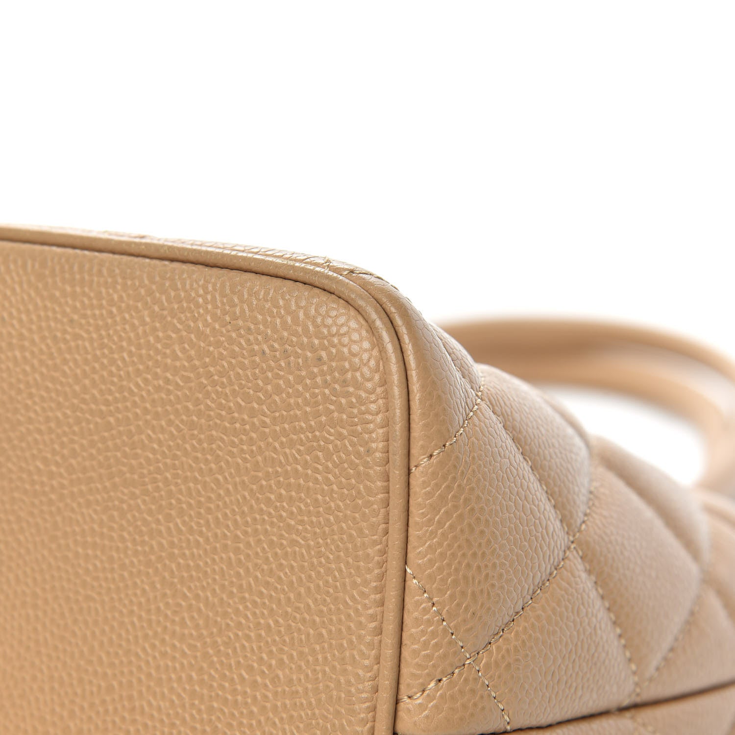 Chanel Caviar Quilted Medallion Tote Beige 11 of 12
