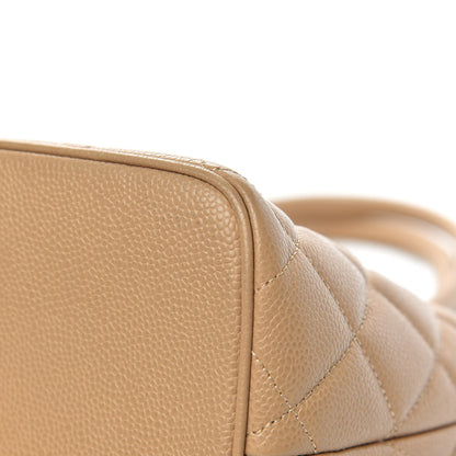 Chanel Caviar Quilted Medallion Tote Beige 11 of 12