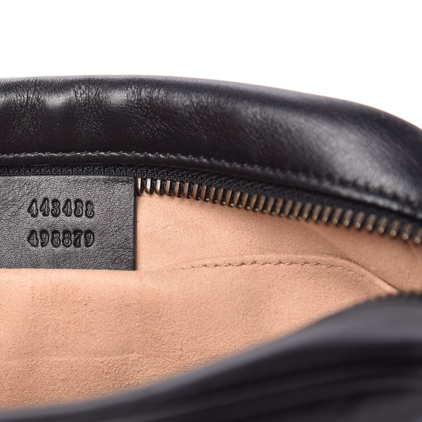 Calfskin Matelasse Mini GG Marmont Wrist Wallet Black