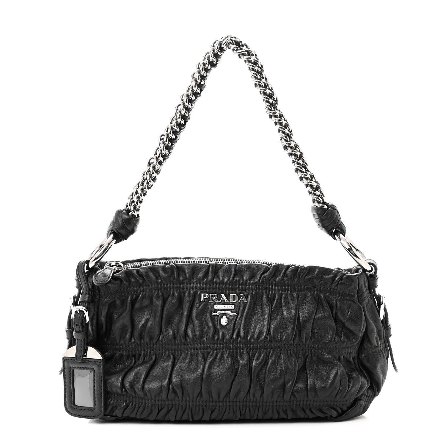 Prada Nappa Gaufre Mini Bag Black 1 of 12