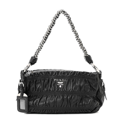Prada Nappa Gaufre Mini Bag Black 1 of 12