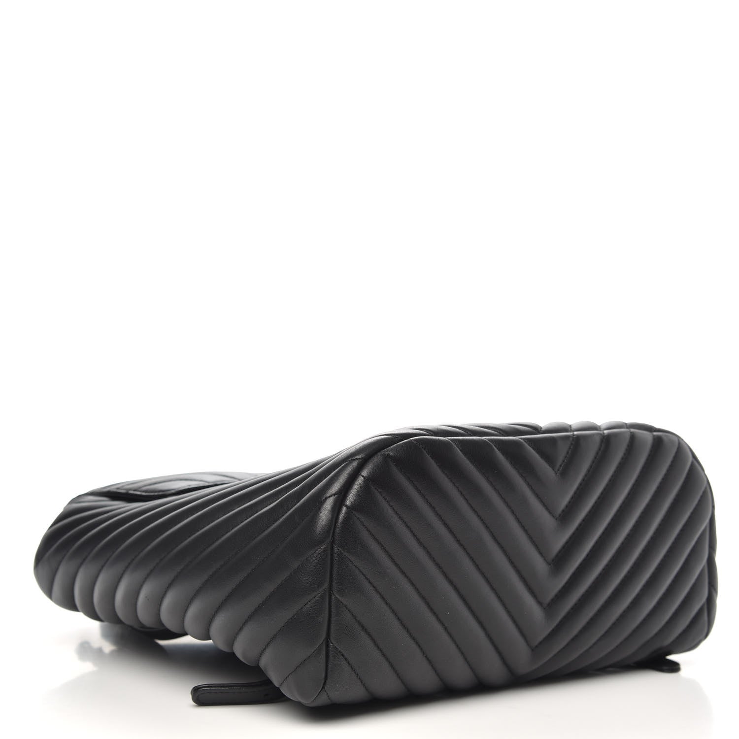 Chanel Calfskin Chevron Quilted Large Urban Spirit Backpack Black 4 of 9