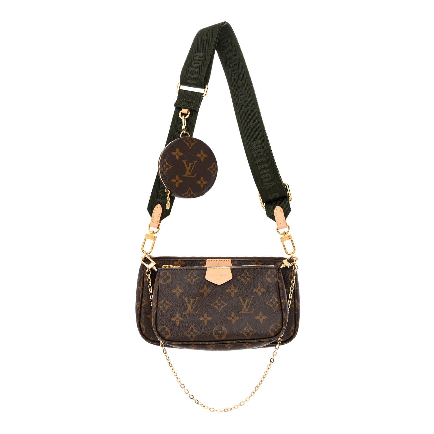 Louis Vuitton Monogram Multi Pochette Accessories Kaki 1 of 11