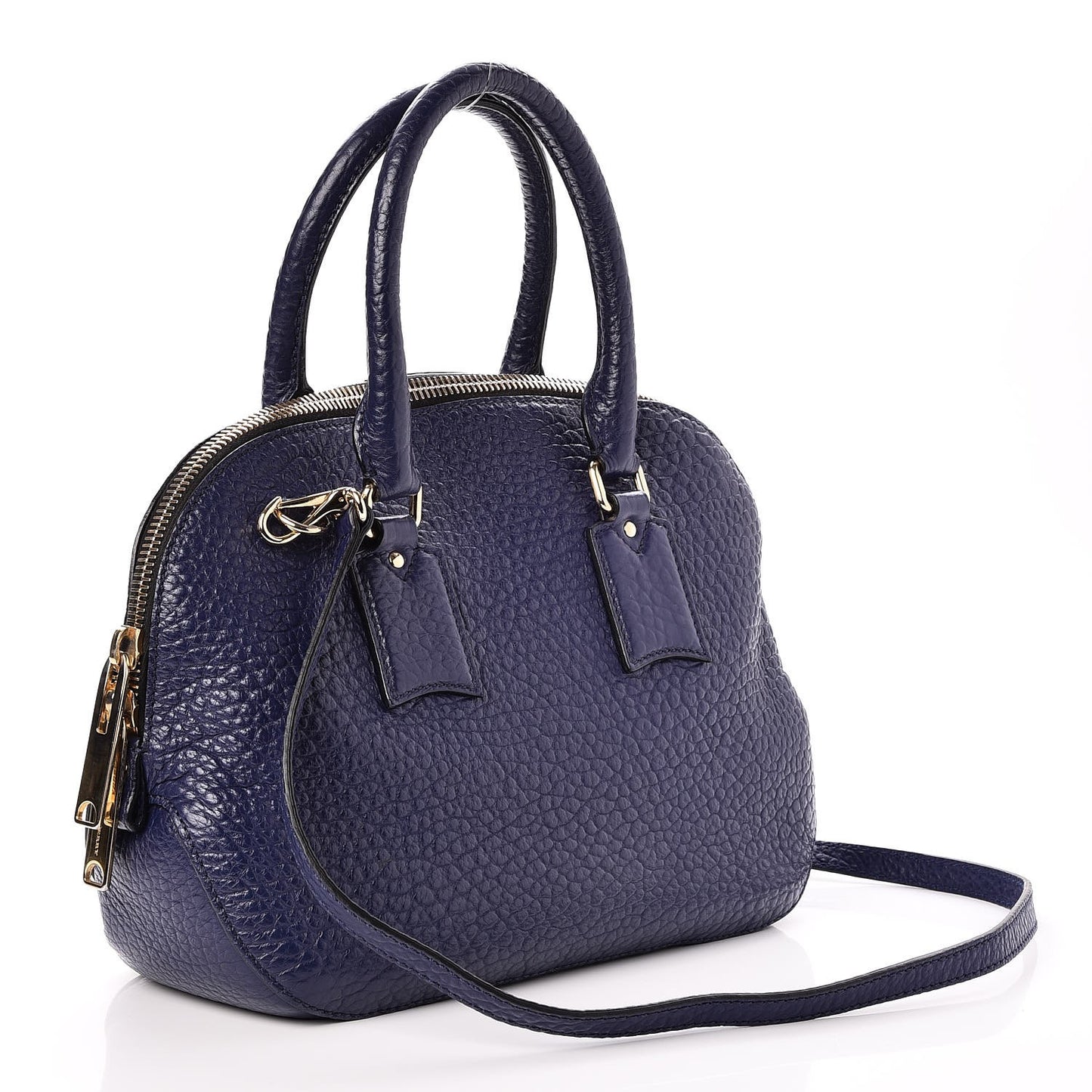 Heritage Grain Small Orchard Bowling Bag Navy Blue