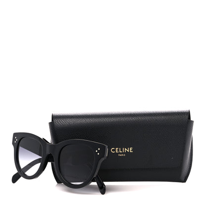 Celine Acetate Studded Mineral Round Sunglasses CL40031N Black 8 of 8