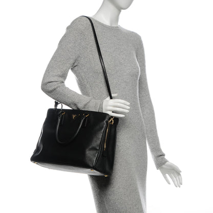Prada Saffiano Lux Large Tote Nero Black 2 of 7