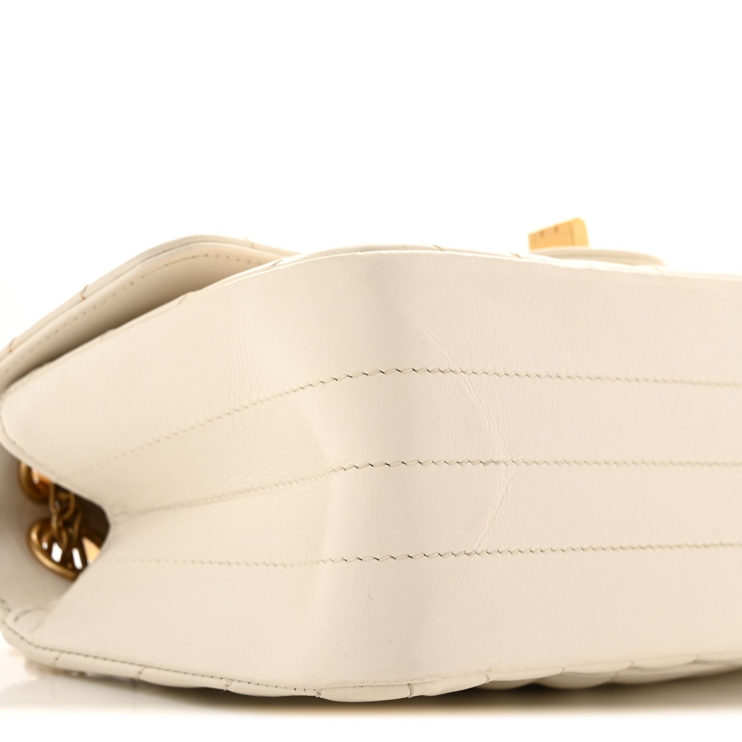 Chanel Aged Calfskin Chevron Quilted 2.55 Reissue Mini Flap White 9 of 11