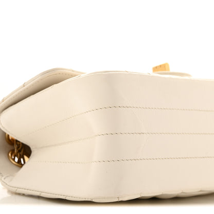 Chanel Aged Calfskin Chevron Quilted 2.55 Reissue Mini Flap White 9 of 11