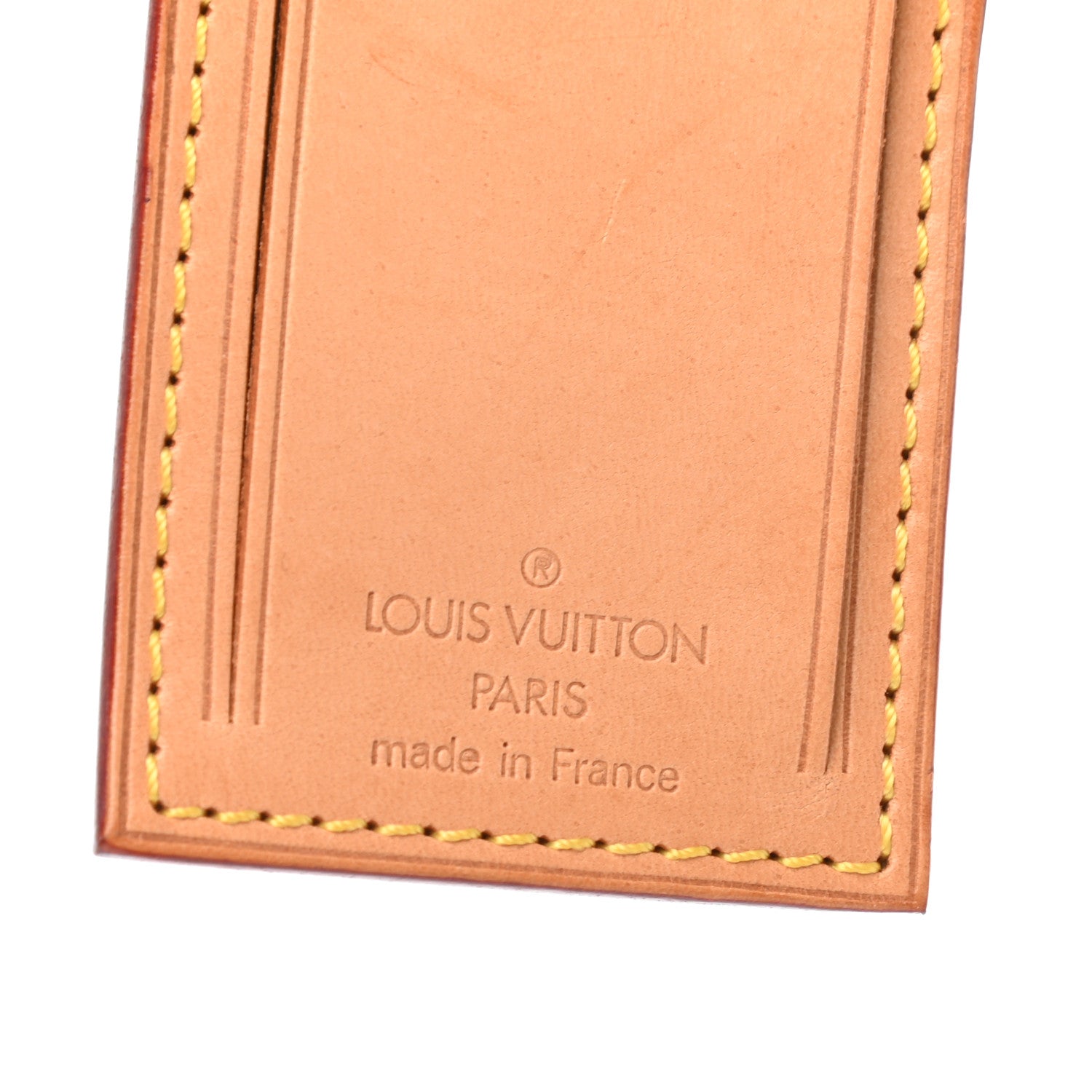 Louis Vuitton Vachetta Luggage Tag 3 of 3