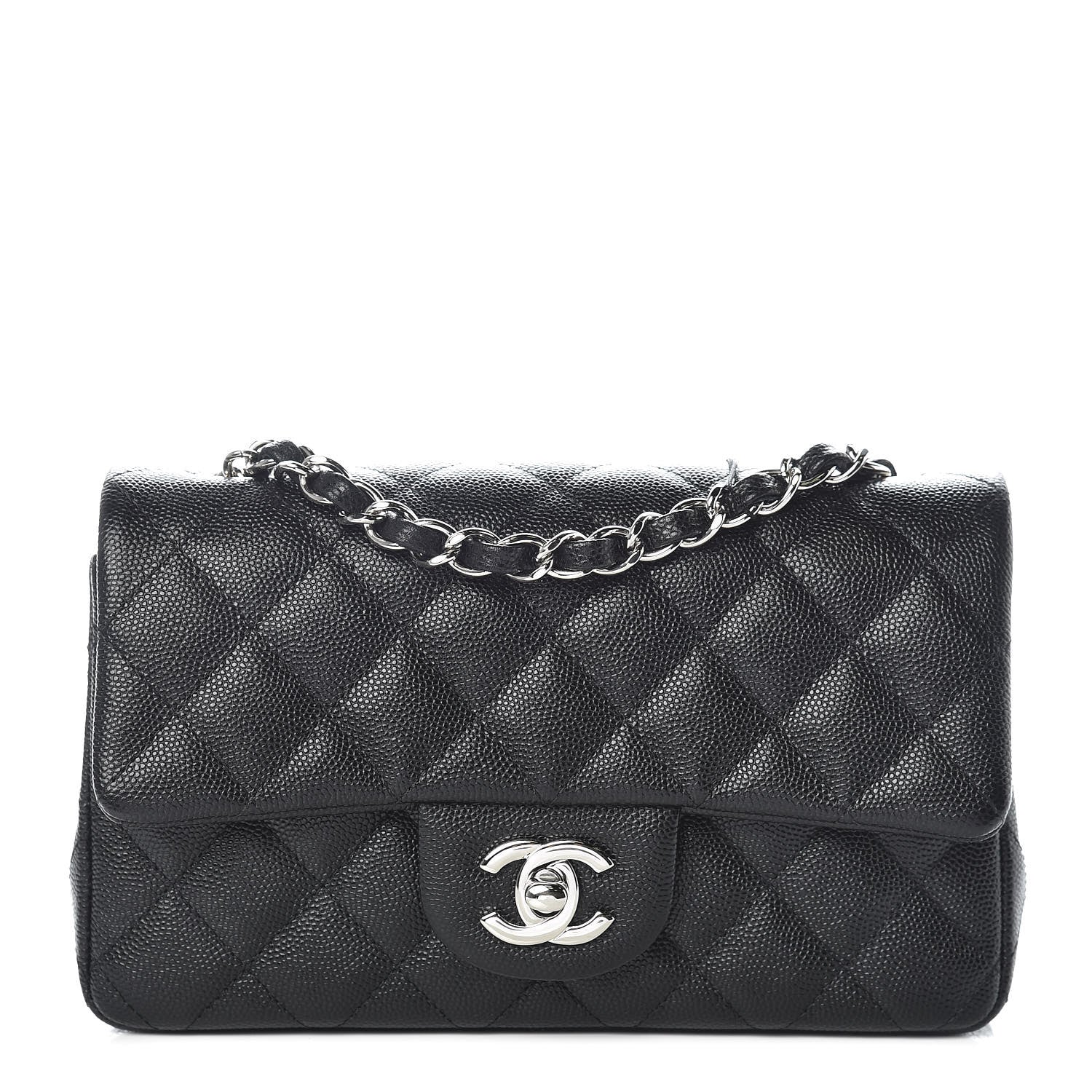 Chanel Caviar Quilted Mini Rectangular Flap Black 1 of 10