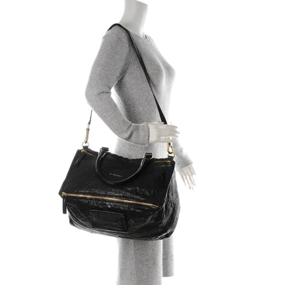 Givenchy Tumbled Sheepskin Large Pandora Black 2 of 7