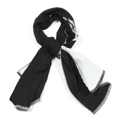 Christian Dior Wool Logo Scarf Black 1 of 3