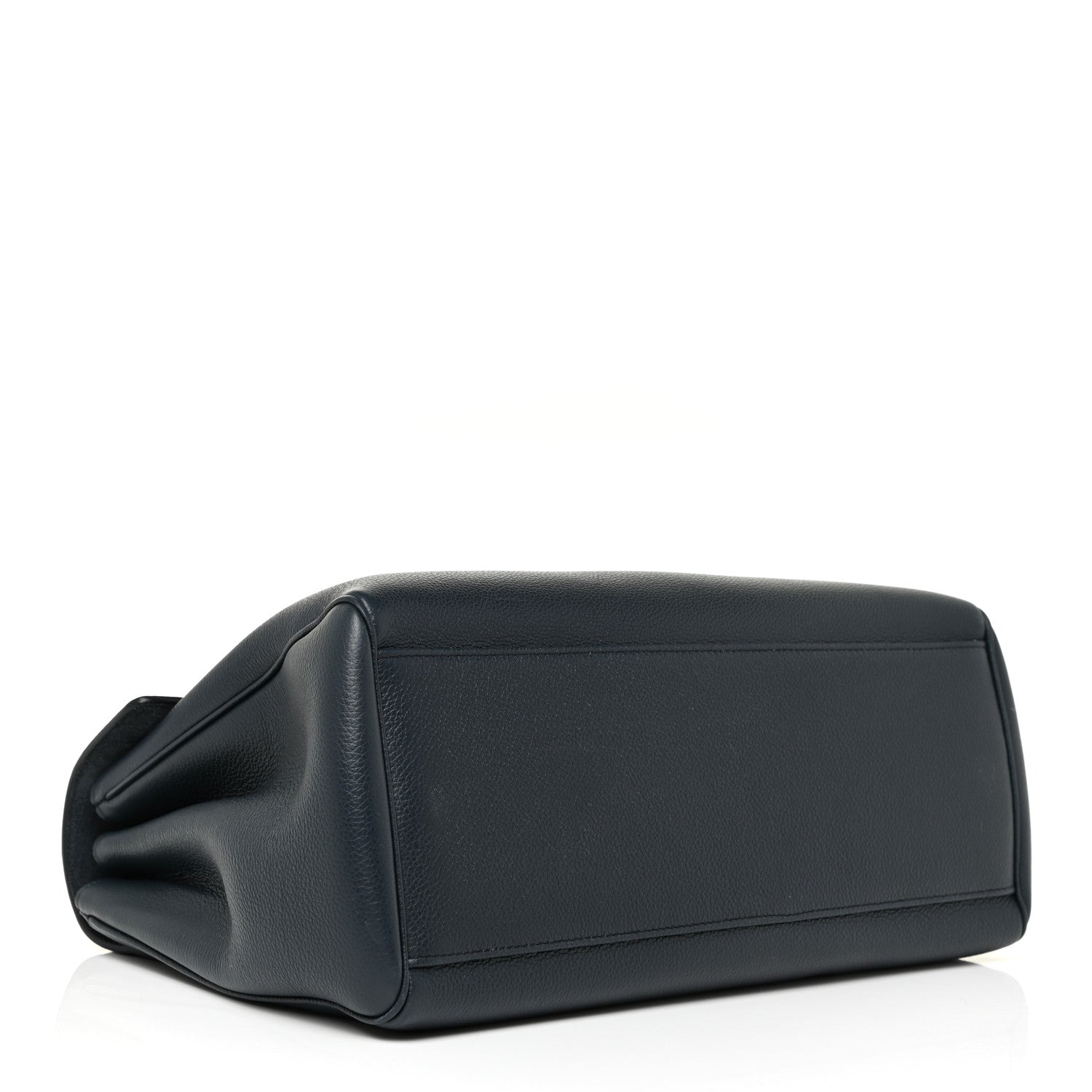 Celine Supple Grained Calfskin Medium Soft 16 Bag Navy Blue 3 of 8