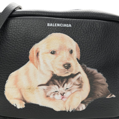 Balenciaga Calfskin Puppy And Kitten S Everyday Camera Bag Black 8 of 12