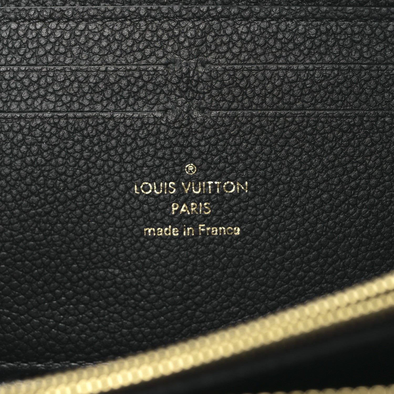 Louis Vuitton Empreinte Clemence Wallet Black 6 of 8