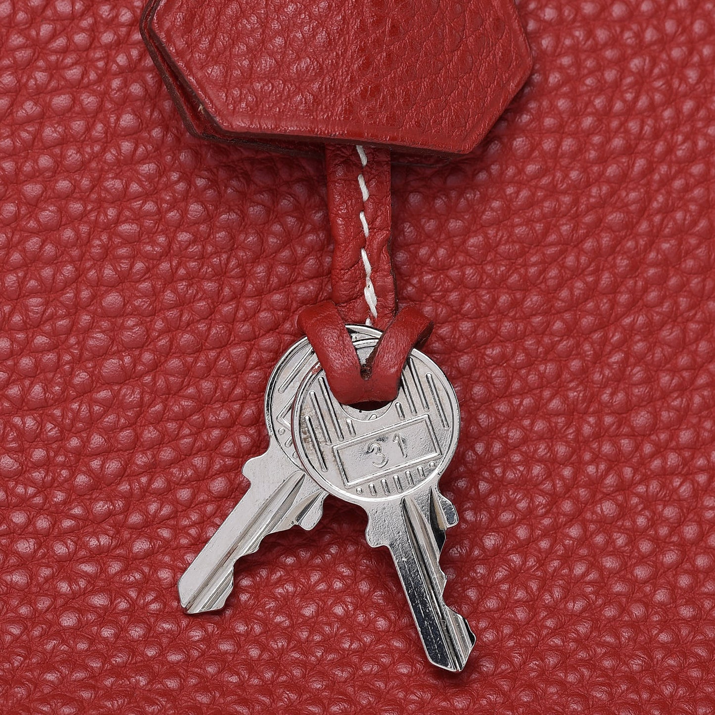 Togo Horseshoe Birkin 35 Rouge Garance