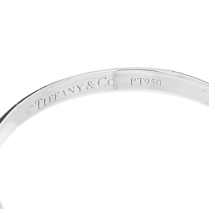 Tiffany Platinum Diamond Three Stone Milgrain Ring 54 7 4 of 5