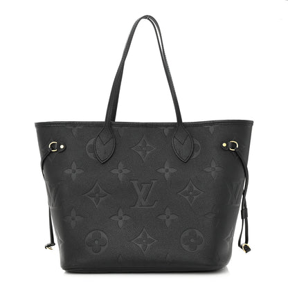 Louis Vuitton Empreinte Monogram Giant Neverfull MM Black 3 of 11