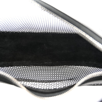 Celine Mesh Ava Trekking Shoulder Bag Black 5 of 10