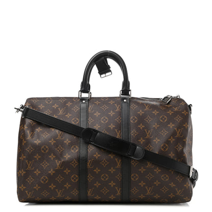 Louis Vuitton Monogram Macassar Keepall Bandouliere 45 1 of 10