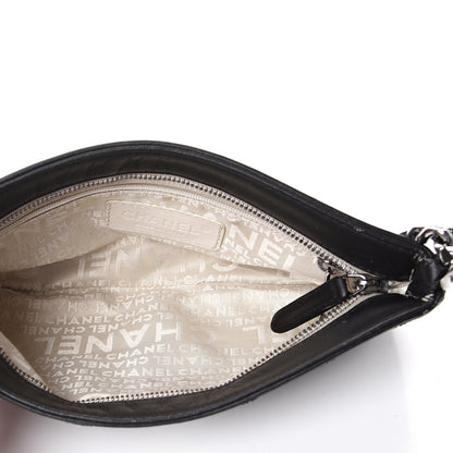 Chanel Lambskin Double Stitched Shoulder Bag Black 4 of 14