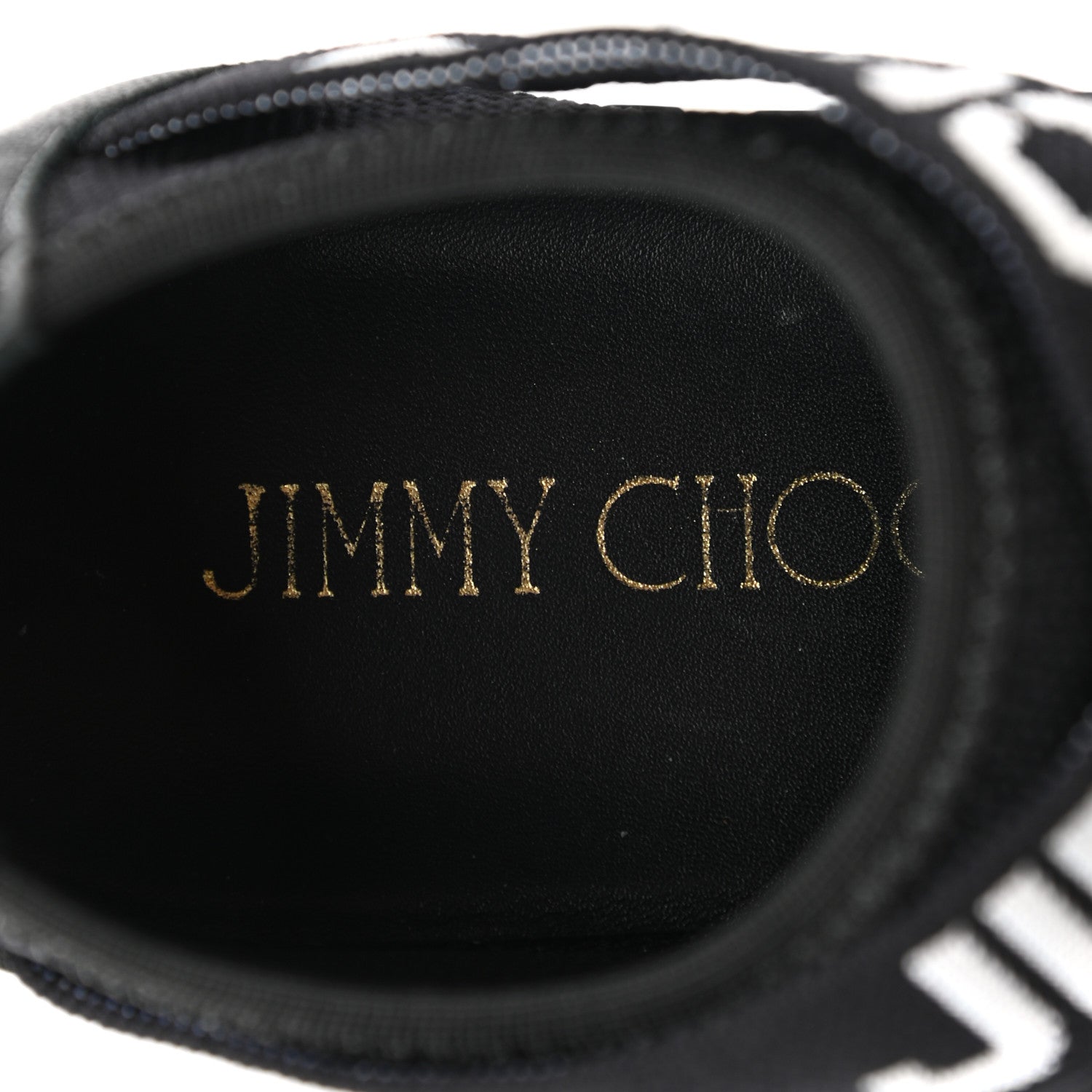 Jimmy Choo Nappa Knit Toronto Slip-On Sneakers 37 Black 7 of 9