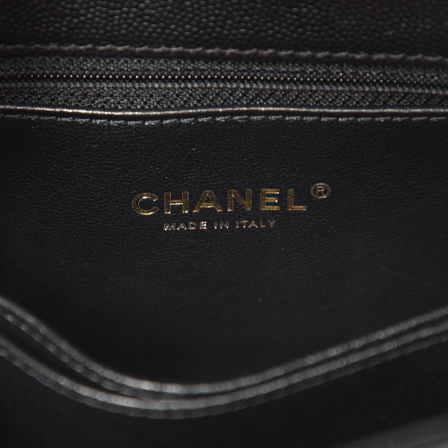 Chanel Caviar Lizard Quilted Mini Coco Handle Flap Black 7 of 9