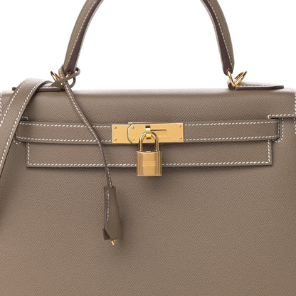Hermes Epsom Kelly Sellier 28 Etoupe 8 of 11