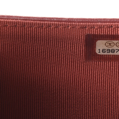 Chanel Lambskin Quilted Zipped Pocket Wallet Red 10 of 11