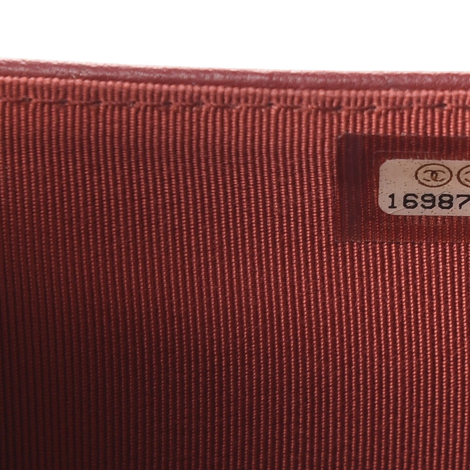 Chanel Lambskin Quilted Zipped Pocket Wallet Red 10 of 11