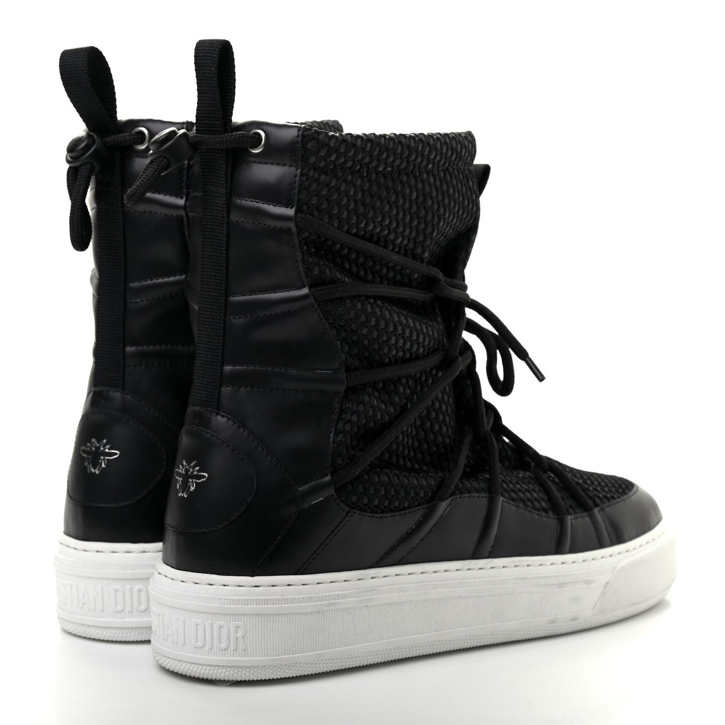 Resille Calfskin Womens Dior Solar Ankle Boots 40 Black
