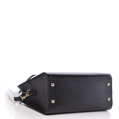 Saint Laurent Calfskin Small Monogram Cabas Black 4 of 10