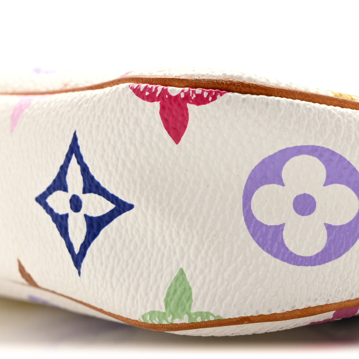 Louis Vuitton Monogram Multicolor Pochette Accessories White 9 of 12