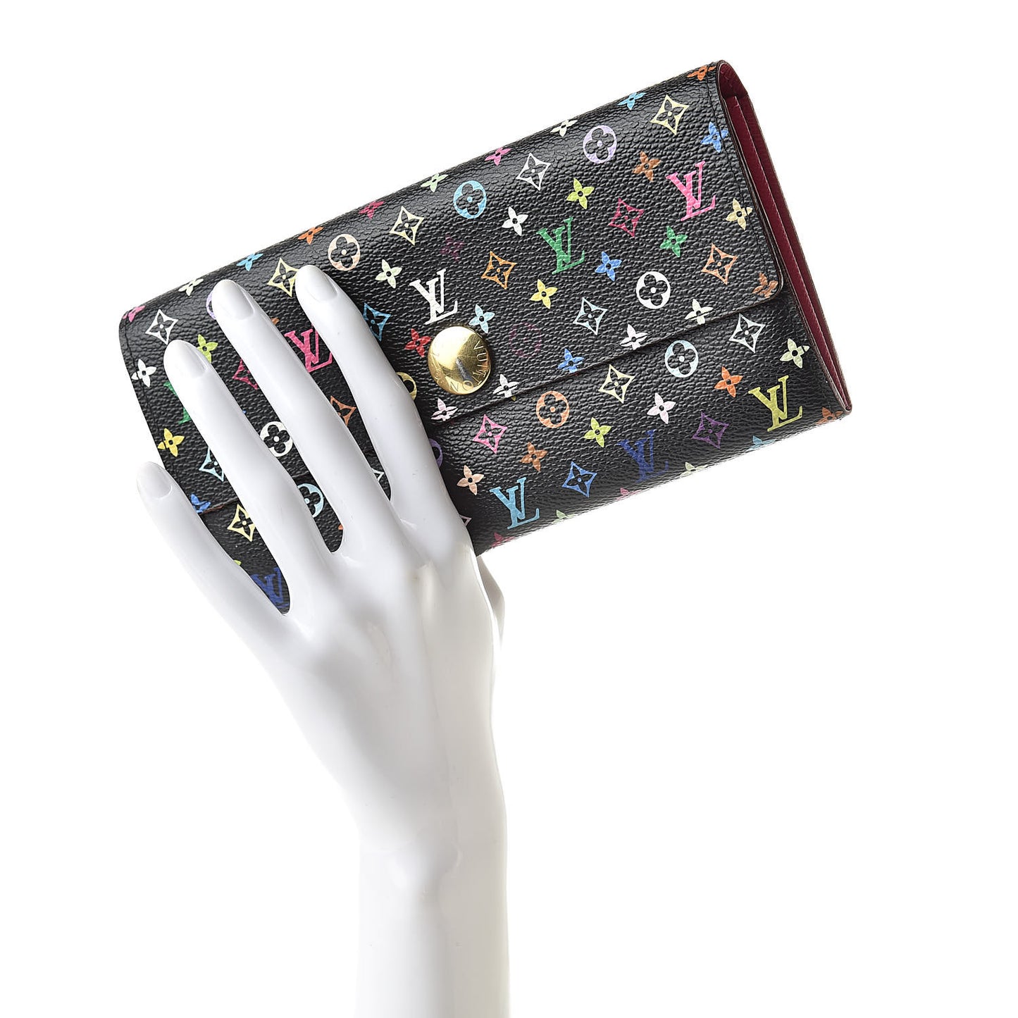 Monogram Multicolor Sarah Wallet Black Grenade