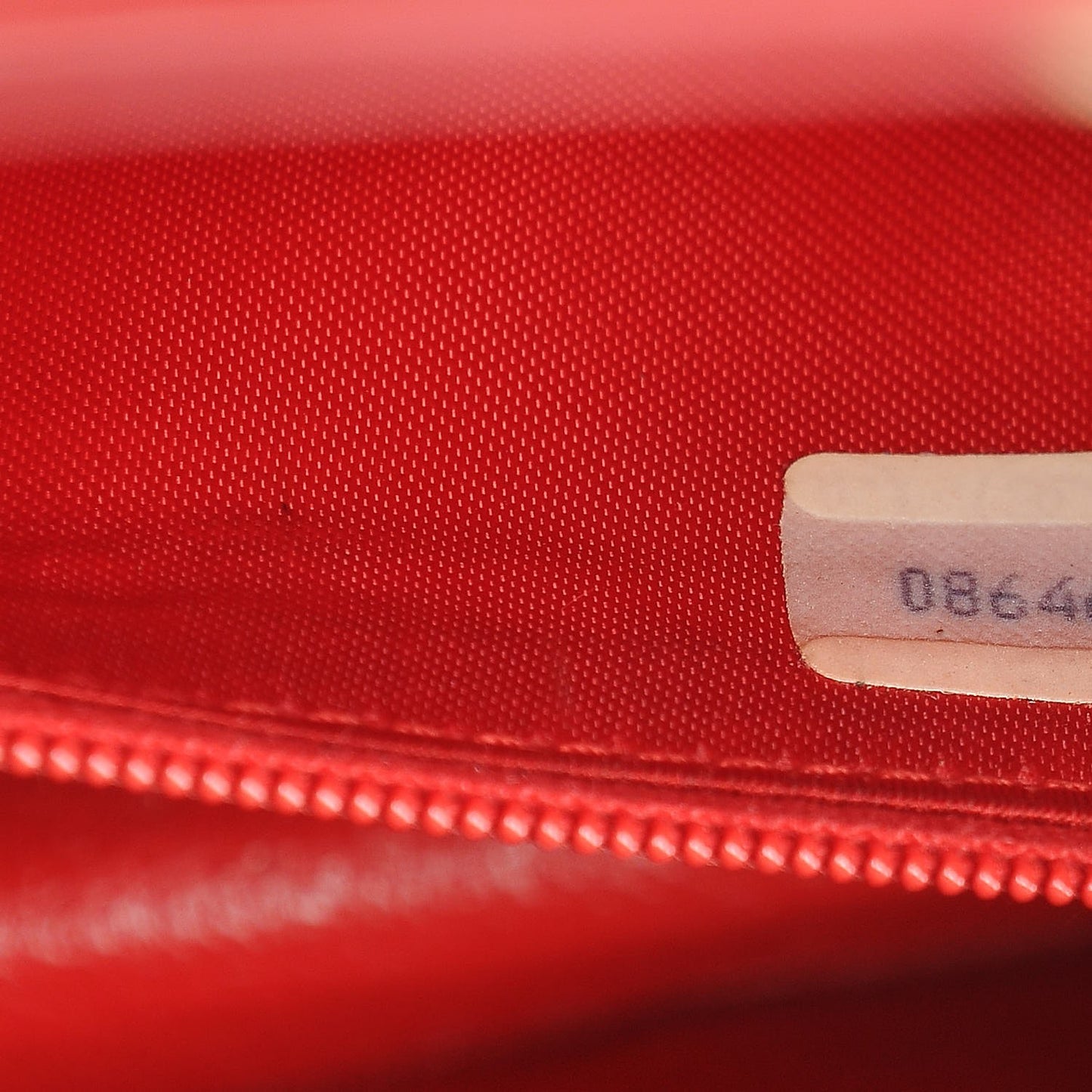 Satin CC Envelope Flap Red