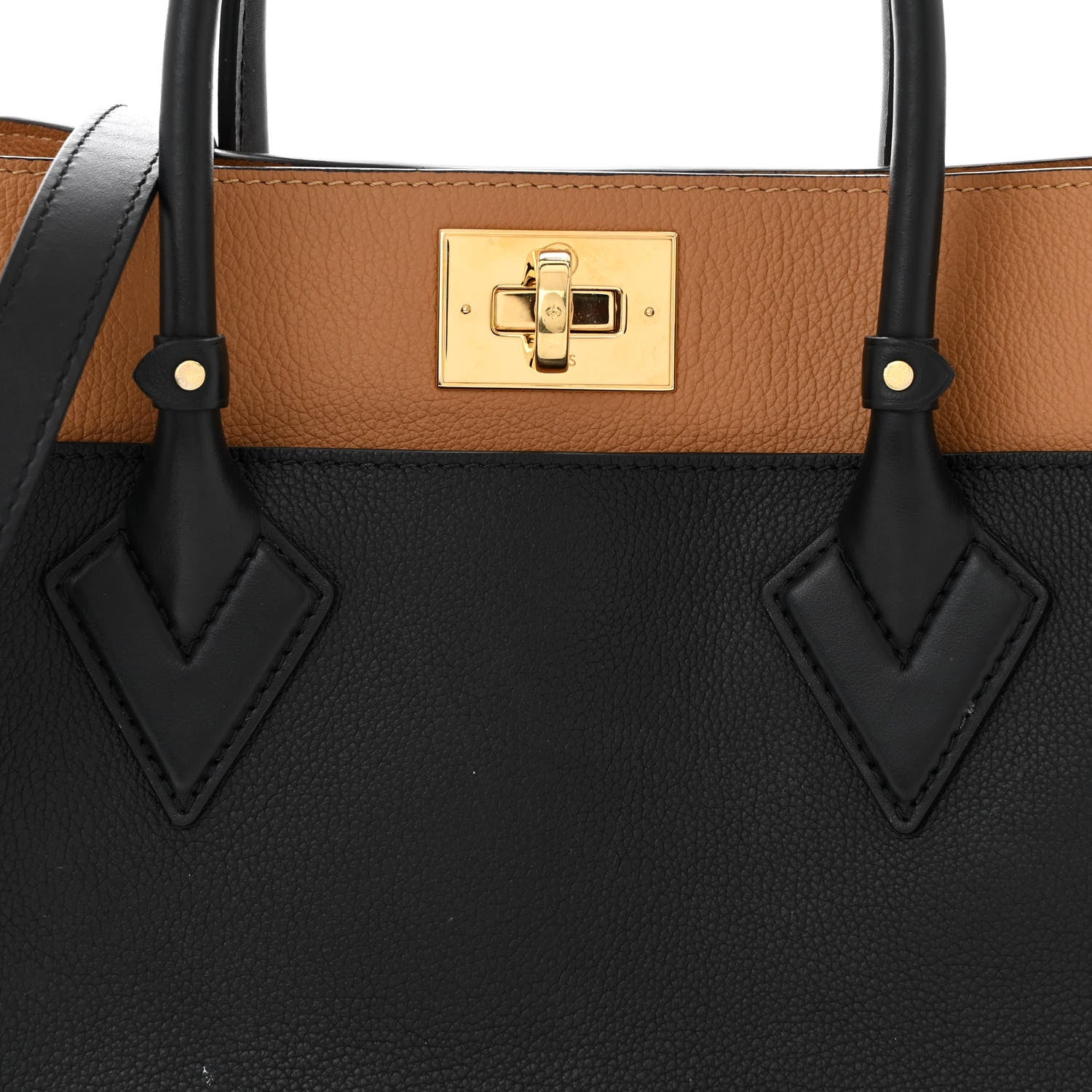 Louis Vuitton Calfskin Monogram On My Side Black 7 of 11