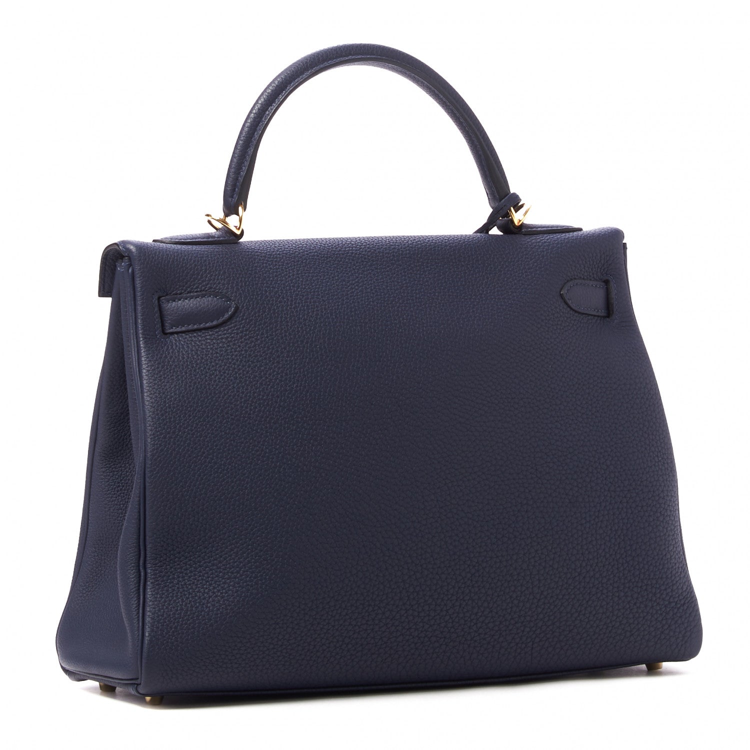 Hermes Togo Kelly Retourne 32 Bleu Nuit 3 of 31