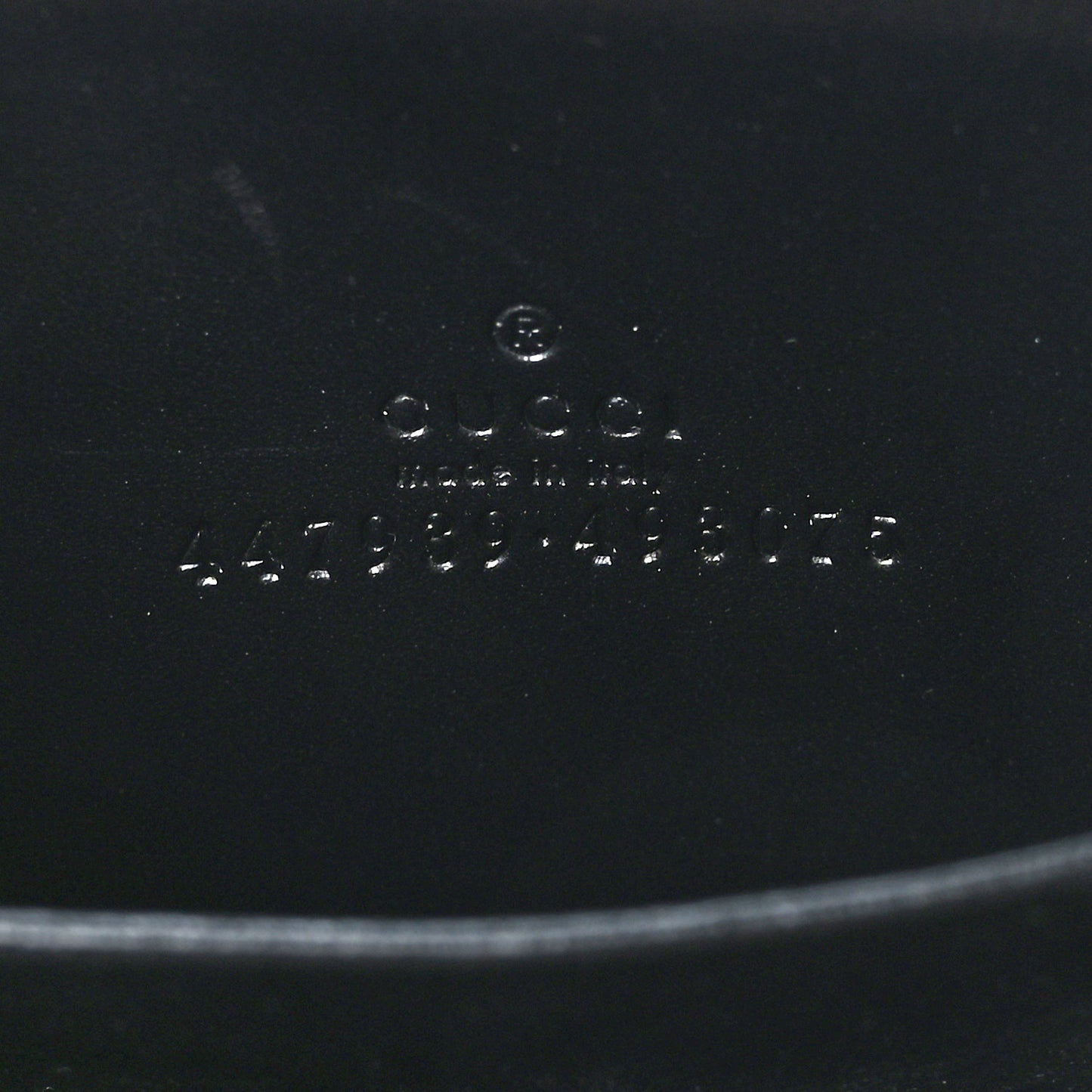 Guccissima Zip Around Card Case Black