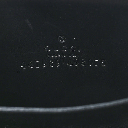 Gucci Guccissima Zip Around Card Case Black 6 of 6