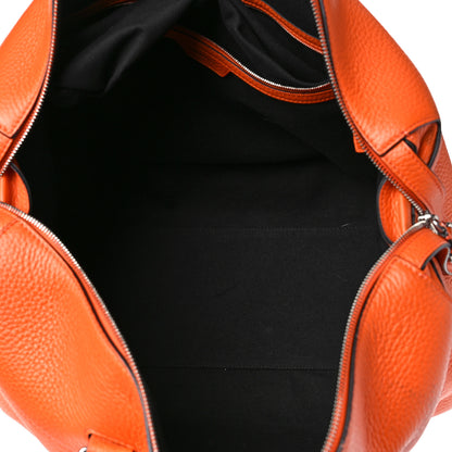 Mulberry Heavy Grain Calfskin City Weekender Duffle Bag Orange 5 of 20