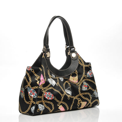 Gucci Satin Medium Charmy Shoulder Bag Multicolor 3 of 7