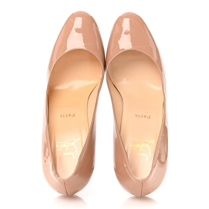 Christian Louboutin Patent New Simple 100 Pumps 40 Nude 2 of 13