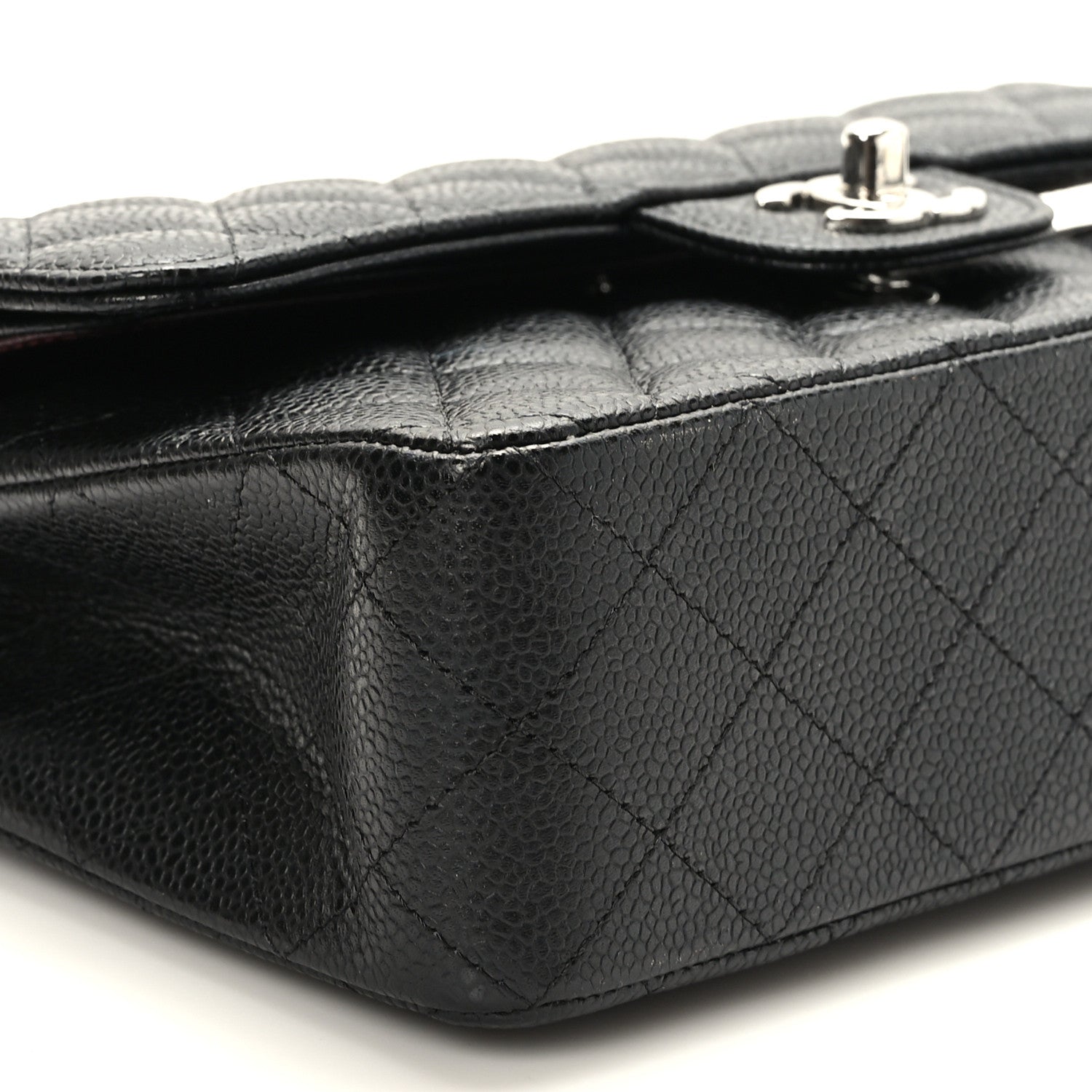 Chanel Caviar Quilted Small Double Flap Black 8 of 10