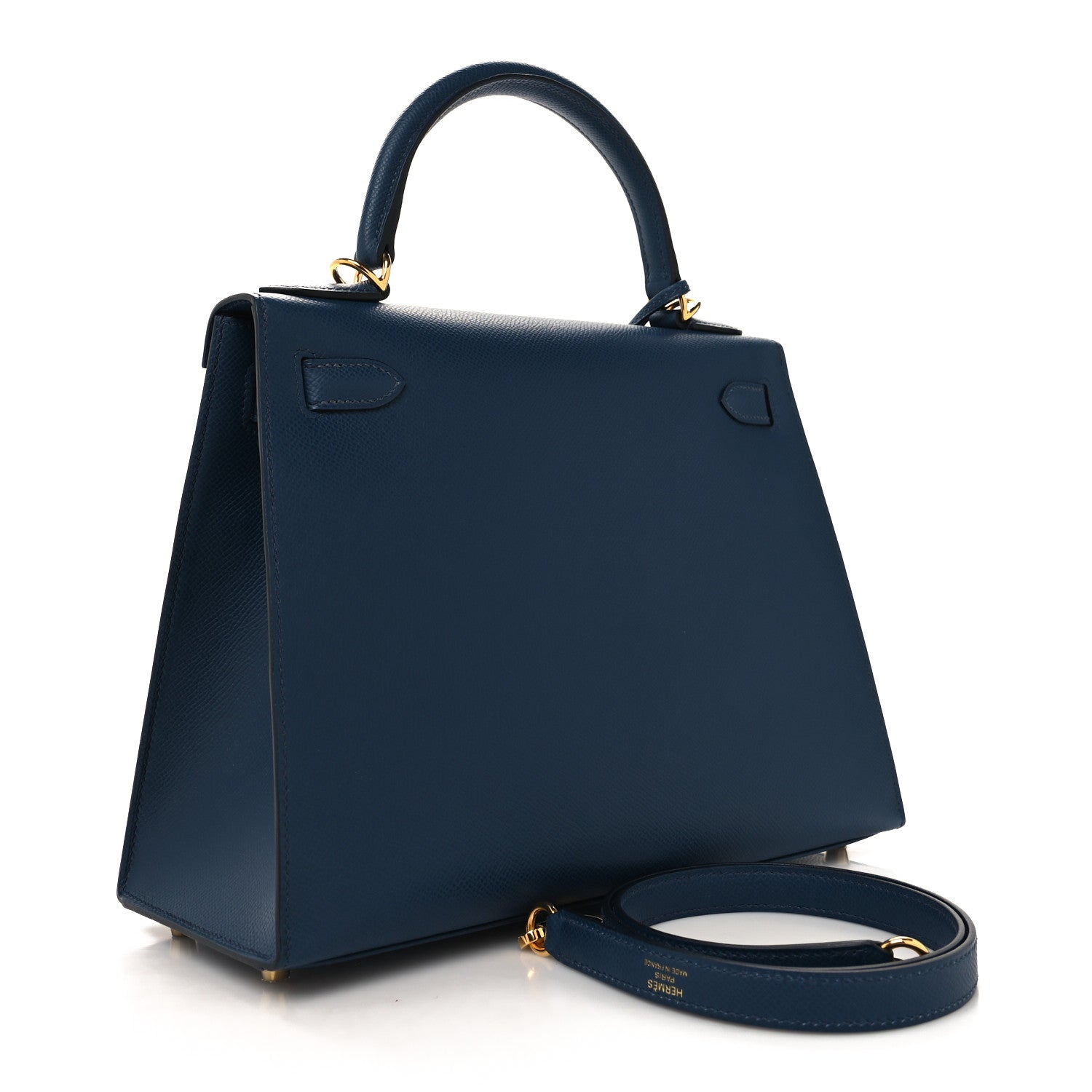Hermes Epsom Kelly Sellier 28 Bleu De Malte 3 of 11