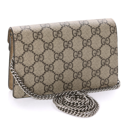 Gucci GG Supreme Monogram Super Mini Dionysus Shoulder Bag Taupe 3 of 10