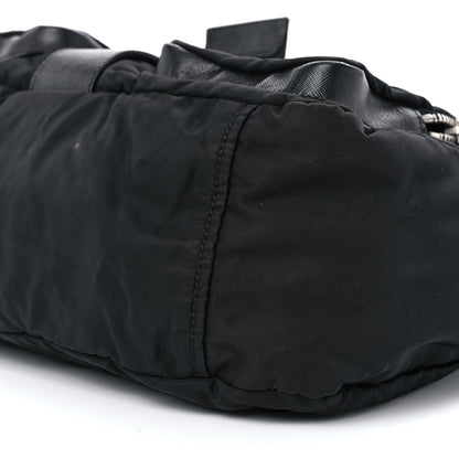 Prada Nylon Saffiano Vela Messenger Bag Black 10 of 10